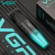 Триммер VGR V-906 GREEN, 3 насадки, керамическое лезвие, TURBO режим 9000 RPM, LED display