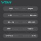 Триммер VGR V-906 GREEN, 3 насадки, керамическое лезвие, TURBO режим 9000 RPM, LED display