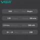 Триммер VGR V-929 GREEN, 3 насадки, LED display