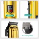 Аккумуляторная машинка для стрижки (clipper) VGR V-138 GOLD, 4 насадки, 7000 RPM, 2500 mAh, LED display