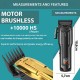 Аккумуляторная машинка для стрижки (clipper) VGR V-138 GOLD, 4 насадки, 7000 RPM, 2500 mAh, LED display