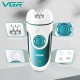Эпилятор VGR 4 в 1 V-700, 4 насадки, 2 режима работы 