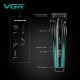 Аккумуляторная машинка для стрижки (clipper) VGR V-273 GREEN, 6 насадок, 8000 RPM, 3000 mAh, LED display 