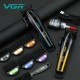 Аккумуляторная машинка для стрижки (clipper) VGR V-273 GOLD, 6 насадок, 8000 RPM, 3000 mAh, LED display 