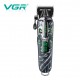 Аккумуляторная машинка для стрижки (clipper) VGR V-279 GREEN, 6 насадок, 9000 RPM, 2500 mAh, LED display