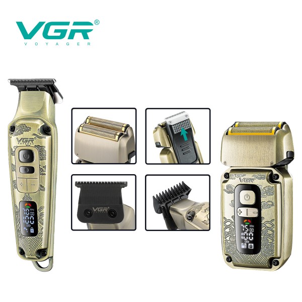 Комплект VGR 2 в 1 V-641 триммер и шейвер