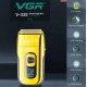 Электробритва VGR V-332 GOLD шейвер, двойное лезвие, триммер, LED Display 