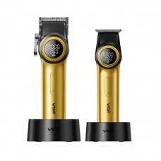 Комплект VGR 2 в 1 V-001&V-977 GOLD, аккумуляторная машинка для стрижки (clipper) и триммер 