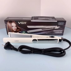 Плойка VGR V-518 WHITE, температура від 100 ° C до 230 ° C, керамічне покриття, LED display, 40 Вт