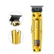 Аккумуляторная машинка для стрижки (clipper) VGR V-904 GOLD, 4 насадки, 2000 mAh, LED display 