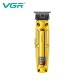 Аккумуляторная машинка для стрижки (clipper) VGR V-904 GOLD, 4 насадки, 2000 mAh, LED display 