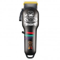 Аккумуляторная машинка для стрижки (clipper) VGR V-699 BLACK, 4 насадки, LED display 