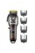 Аккумуляторная машинка для стрижки (clipper) VGR V-699 BLACK, 4 насадки, LED display 