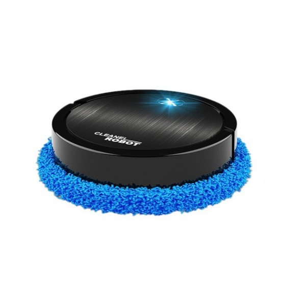 Робот пылесос полотер Smart Vacuum cleaner LY540-1200 мАч для влажной и сухой уборки Черный