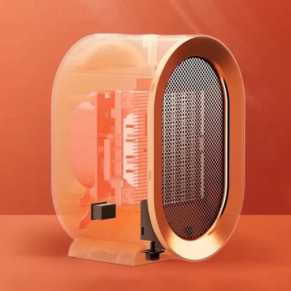 Настольный мини обогреватель AIR HEATER 1200W, электрический, от сети 220 В, 1200 Вт, до 20 м2