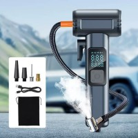 Автомобільний компресор перезаряджається 150PSI 12V з Powerbank SW-201B