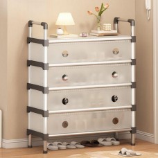 Полиця шафа для взуття sklm 25 slxj 6205t біла метал пластик розмір 280x1000x630