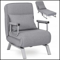 Розкладне крісло, розкладачка MEBEL ELITE BART, сірий (KR -80) (Сірий)