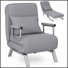 Раскладное кресло,раскладушка MEBEL ELITE BART,серый (KR -80) (Серое)