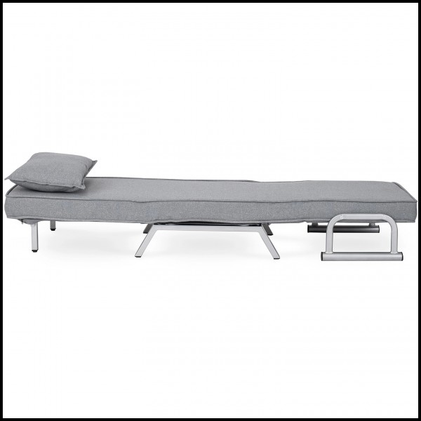 Розкладне крісло, розкладачка MEBEL ELITE BART, сірий (KR -80) (Сірий)