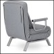 Раскладное кресло,раскладушка MEBEL ELITE BART,серый (KR -80) (Серое)