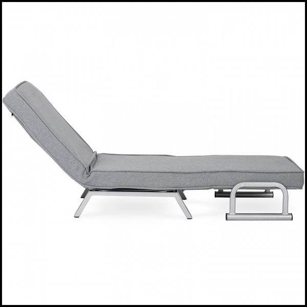 Розкладне крісло, розкладачка MEBEL ELITE BART, сірий (KR -80) (Сірий)