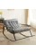 Кресло-качалка/кровать регулируемое KRK-89 / Серое 80х92х58