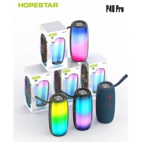 Колонка блютуз 20Вт Hopestar P40 PRO з RGB підсвічуванням портативна переносна Bluetooth колонка 