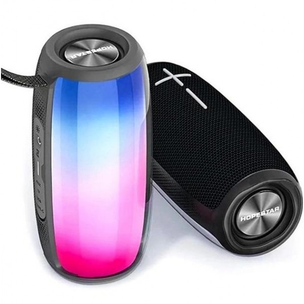 Колонка блютуз 20Вт Hopestar P40 PRO с RGB подсветкой портативная переносная Bluetooth колонка 