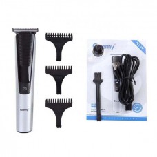 Акумуляторна машинка для стрижки Geemy GM-6256 Сіро-чорний