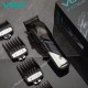 Професійна машинка для стрижки з USB VGR V-002 Pro Чорна + Зарядна підставка