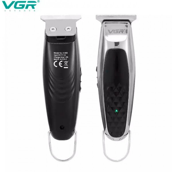 Тример для стрижки VGR V-093 SILVER, 6 насадок