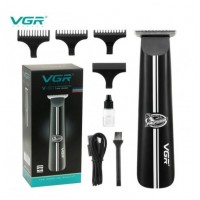 Машинка для стрижки бороды и усов VGR V 007 4 насадки нержавеющая сталь аккумулятор
