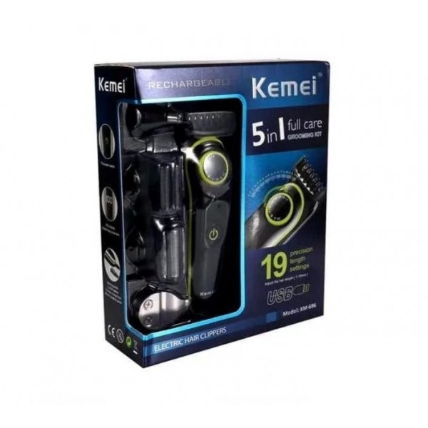 Машинка для стрижки волос KEMEI KM-696 5 в1 