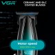 Машинка-триммер для стрижки волосся та бороди з LED дисплеєм VGR-992