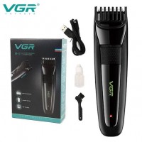 Машинка для стрижки волос VGR V-015 Professional Black аккумуляторная, 1000 мАч, 5 Вт (60)