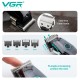Аккумуляторная машинка для стрижки VGR V-969, 4 насадки, индикатор заряда батареи