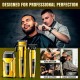 Набір VGR 3 в 1 V-694 GOLD акумуляторна машинка для стрижки, триммер та електробритва, золотий (V-694