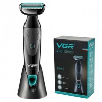 Бритва электрическая 2в1 VGR V-601 Body Groomer мужская триммер для лица и тела.