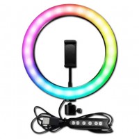 Кільцева LED лампа 20 см RGB XPRO 3D-20RGB 
