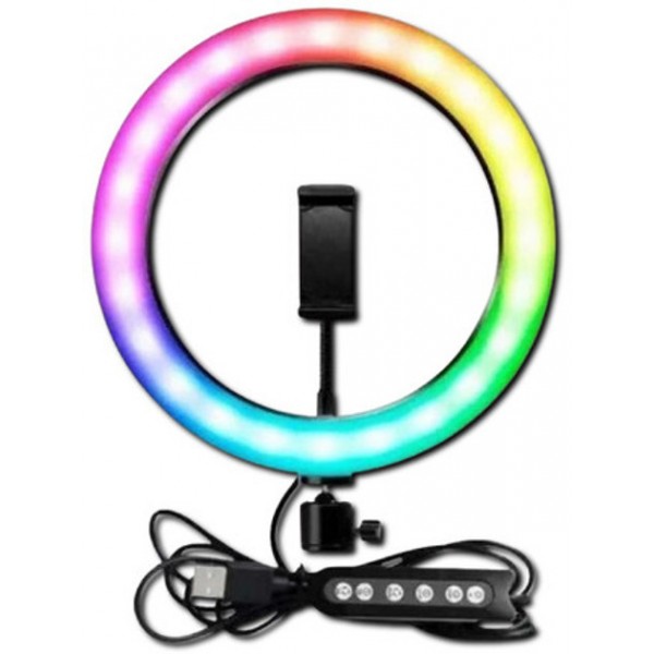 Кольцевая LED лампа 20 см RGB XPRO 3D-20RGB