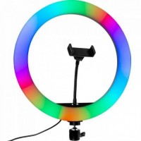 Лампа кольцевая RGB 3D 26 (40)