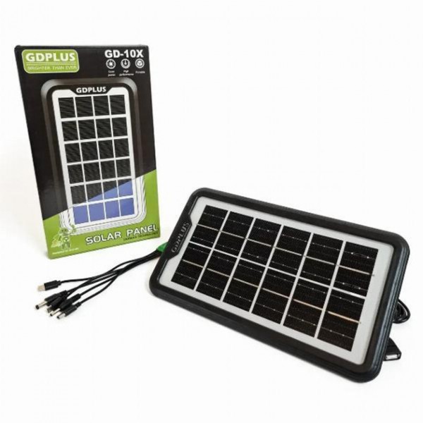 Портативная солнечная панель GDPLUS GD-10X с USB