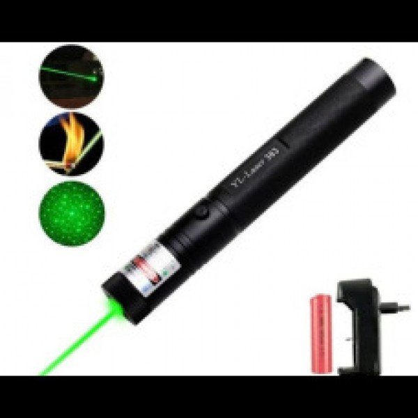 Лазерное указание на аккумуляторе Laser 303 Green зеленый лазер высокой мощности