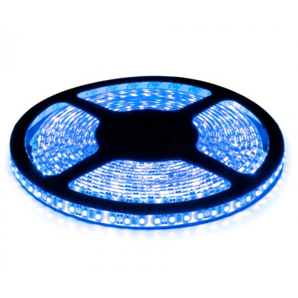 Светодиодная лента 3528, 120LED (синий, красный, белый, желтый) в силиконе