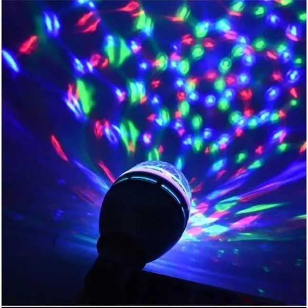 Вращающаяся лампа RGB A. R. LED Full Color Rotating Lamp, диско лампа, шар