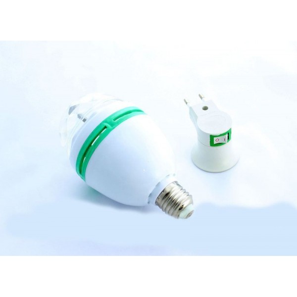 Вращающаяся лампа RGB A. R. LED Full Color Rotating Lamp, диско лампа, шар