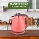 Чайник электрический пластик Masterberg (голубой,розовый,белый) 2L NAC-008