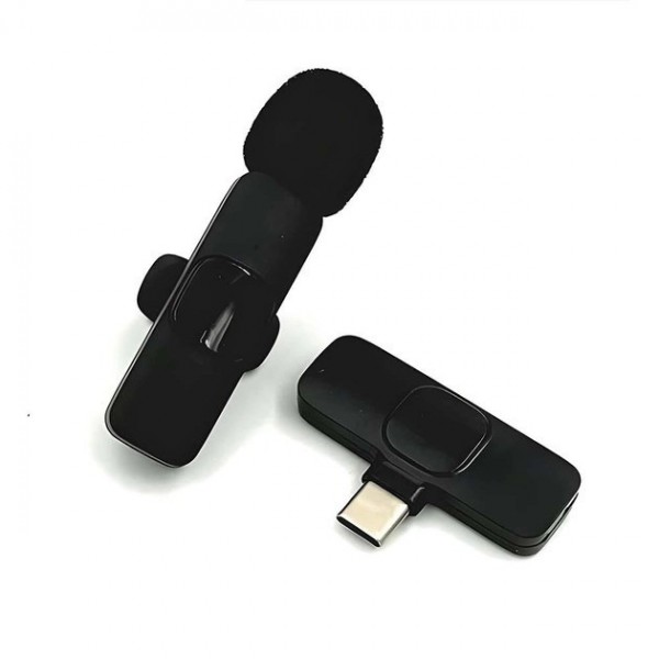 Петличний мікрофон K9, бездротовий, для блогерів, сумісний з Lightning та Type-C