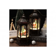 Новогодний LED светильник-декор "Фонарь" HC-D004 с эффектом снежной зимней сказки